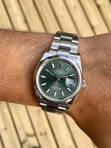 rolex 36 datejust green|rolex datejust 36 best price.